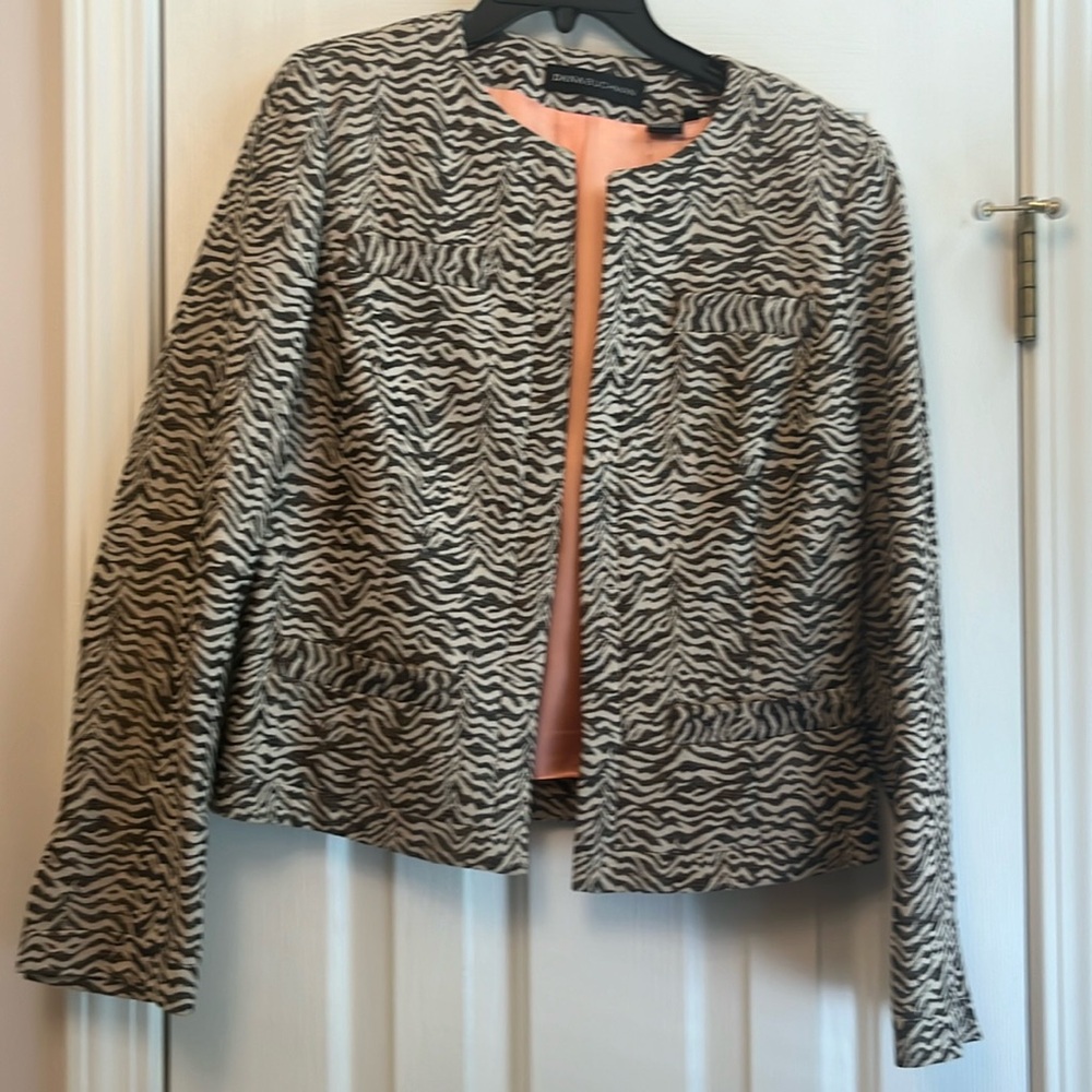 Vintage Dana Buchman zebra print